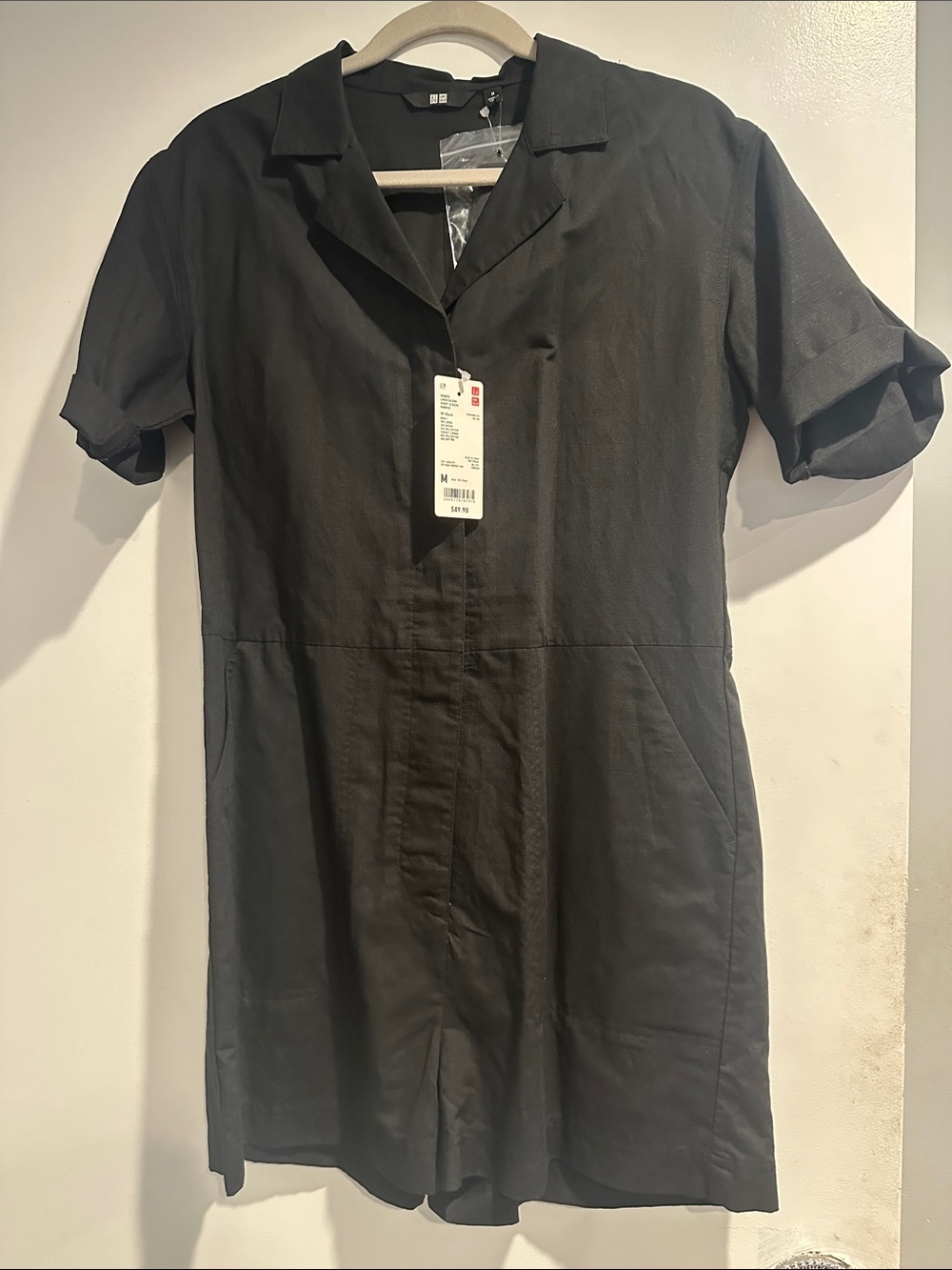 Women’s Short-Sleeve Black  Romper